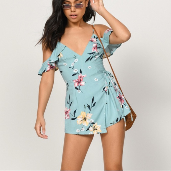 Tobi Pants - Floral Romper
